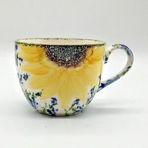 Vintage Hand-Painted Poole Pottery Vincent Ceramic Tea Cup